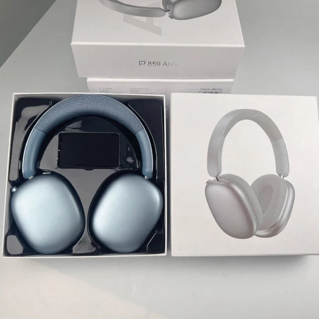 Trådlösa on-ear-hörlurar med aktiv brusreducering och lång batteritid