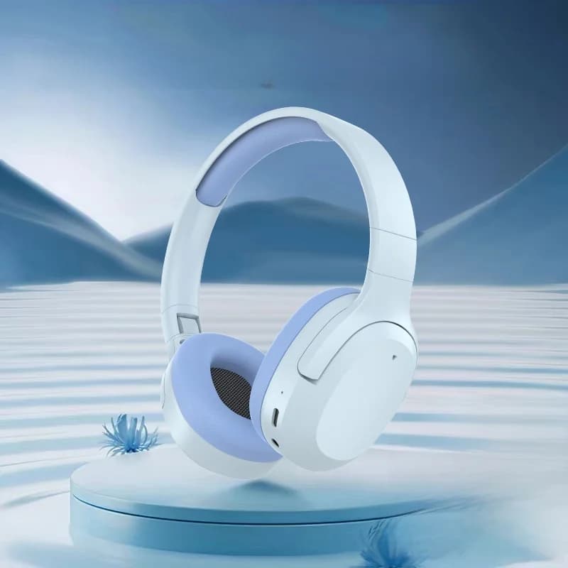 On-ear Bluetooth-hörlurar med bas, AUX och TF-kortstöd