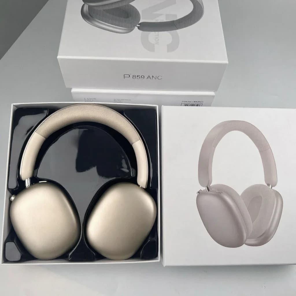 Trådlösa on-ear-hörlurar med aktiv brusreducering och lång batteritid
