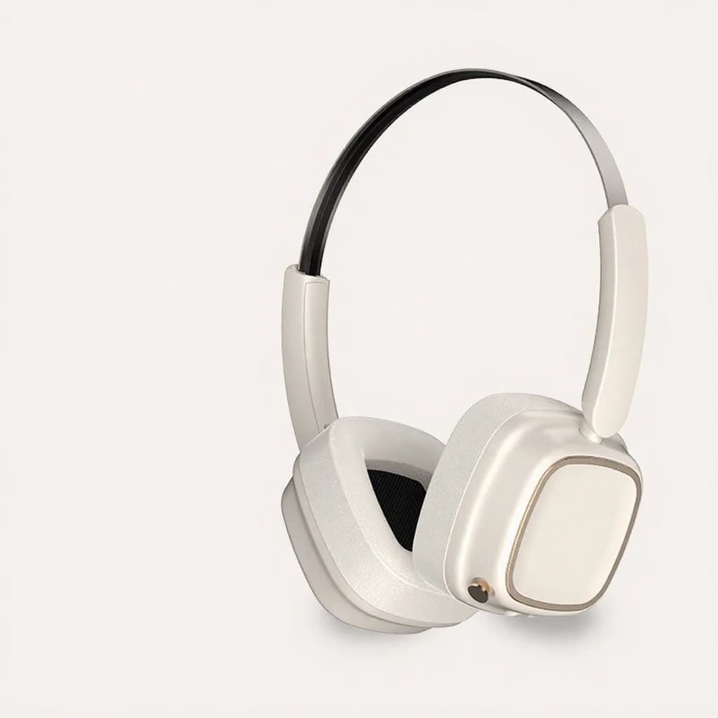 Retro trådlösa hörlurar Bluetooth 5.4 Stereo Bas