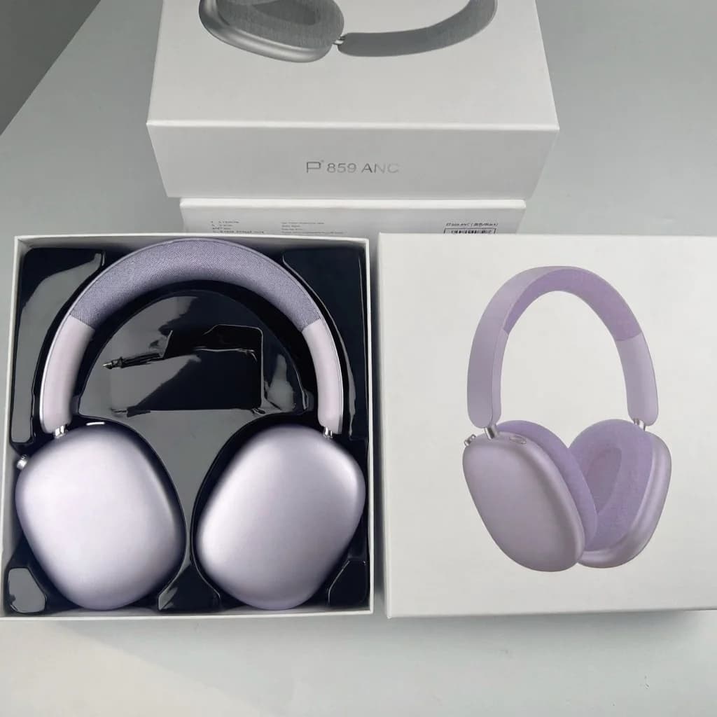 Trådlösa on-ear-hörlurar med aktiv brusreducering och lång batteritid