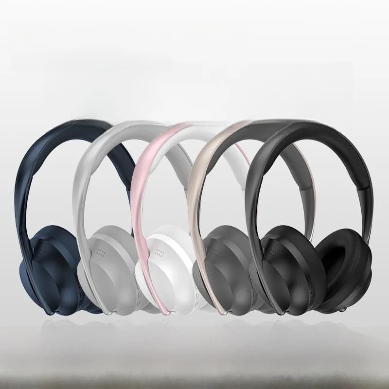Trådlösa Bluetooth-hörlurar med öronkåpor, FM-radio och AUX