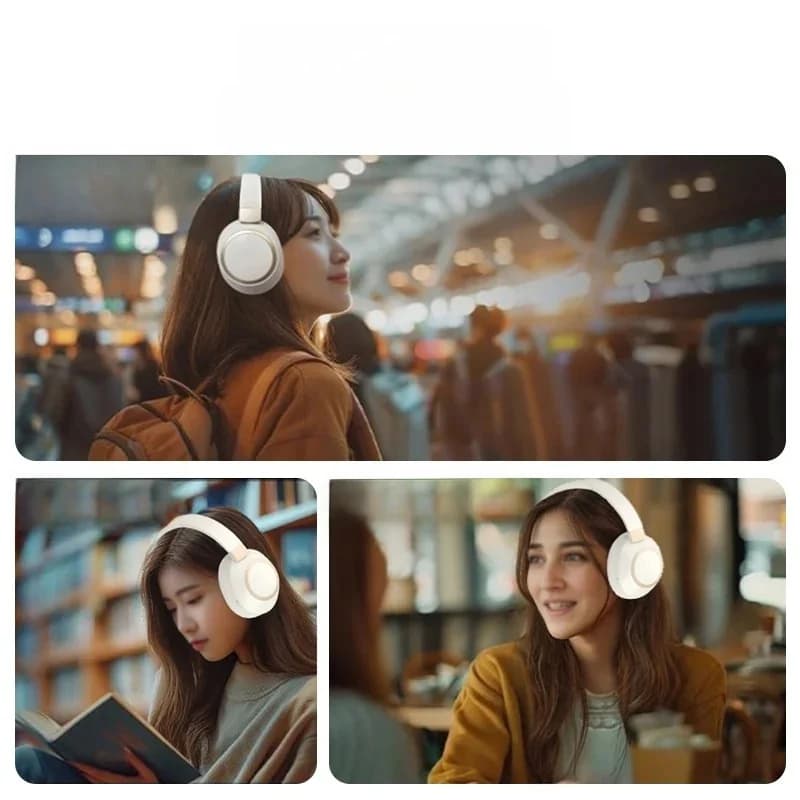 Trådlösa Bluetooth-hörlurar med ANC och stereo