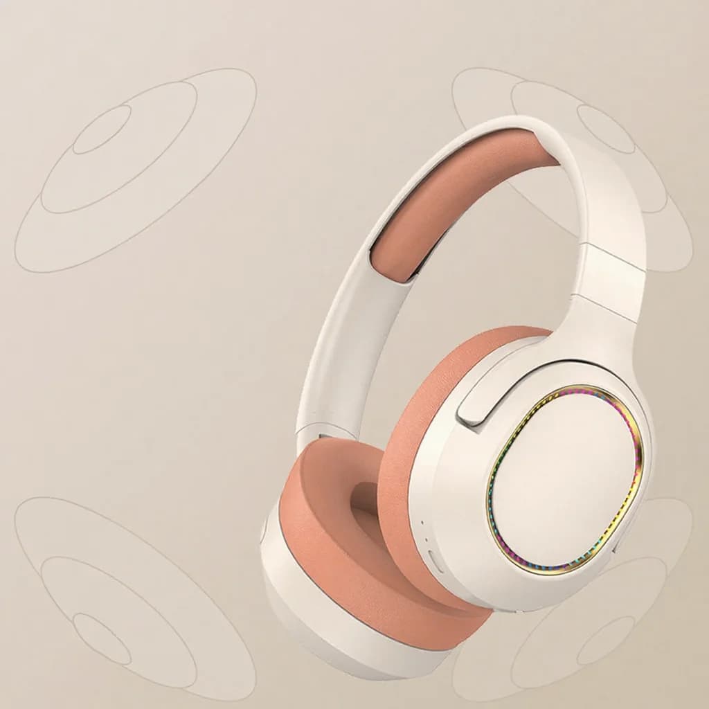 RGB Gaming-hörlurar Trådlöst Bluetooth Stereo-headset