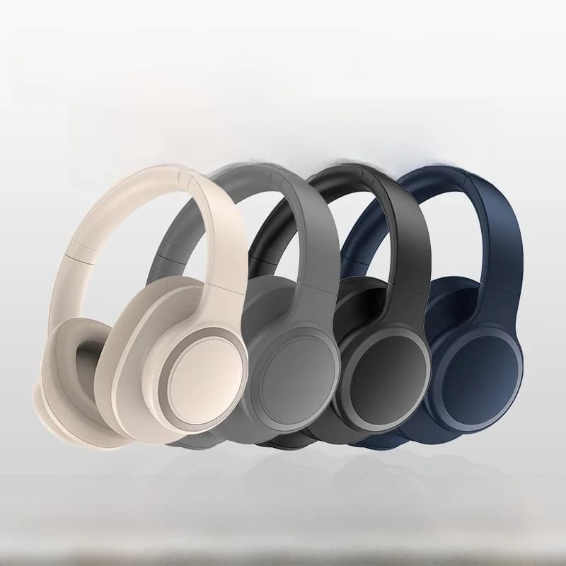 Bluetooth-hörlurar över örat med aktiv brusreducering och mikrofon
