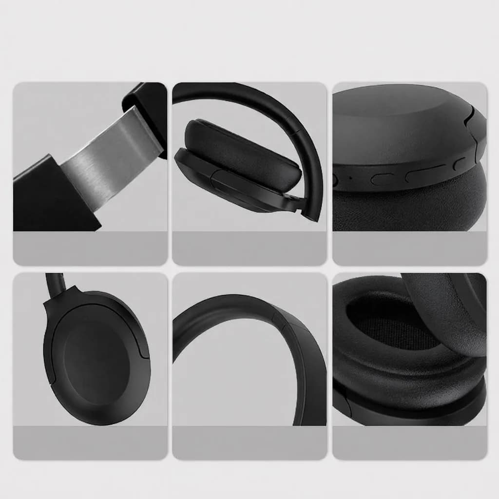 Aktiva brusreducerande Bluetooth-hörlurar över örat 5.4