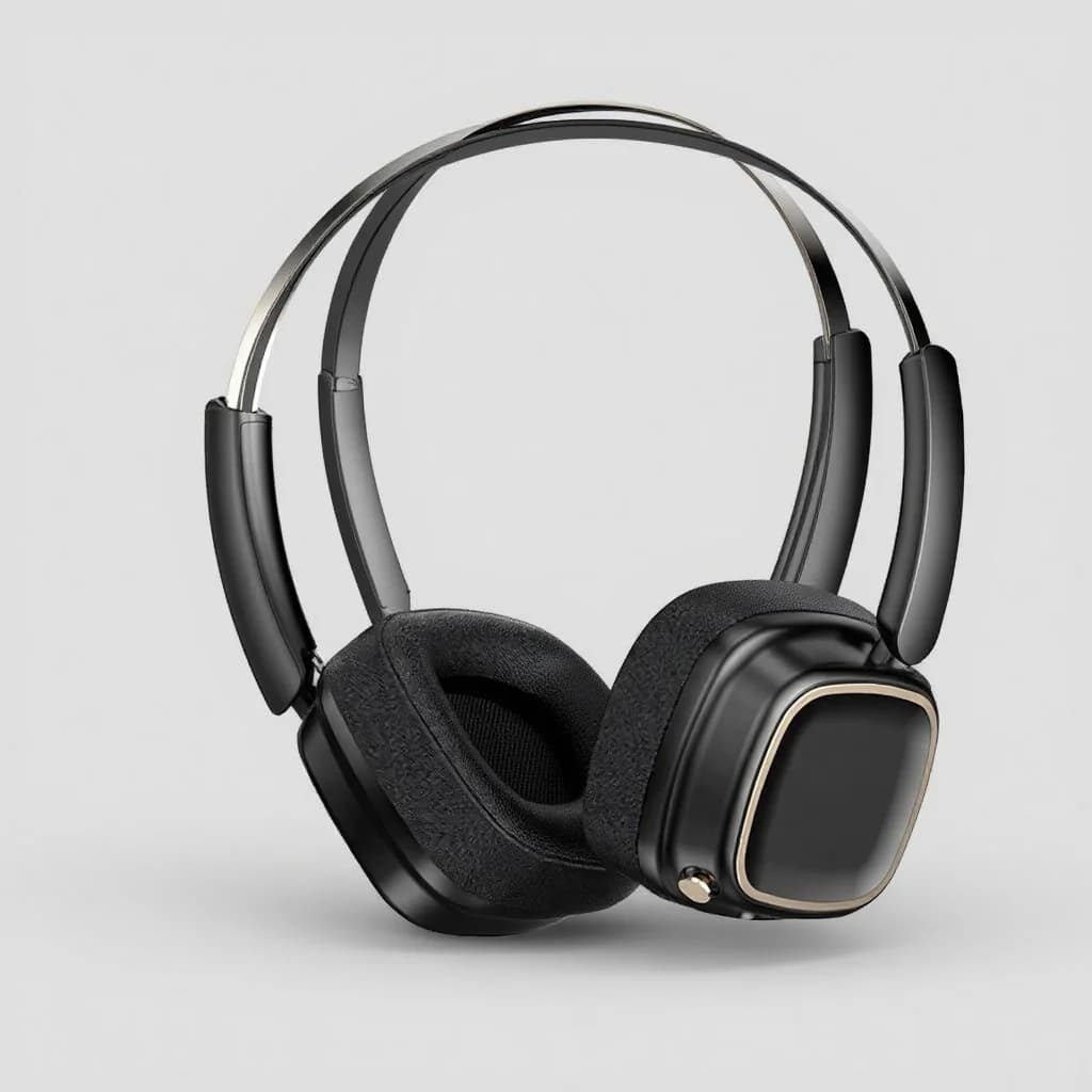 Retro trådlösa hörlurar Bluetooth 5.4 Stereo Bas