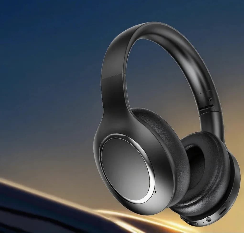 Over-ear Bluetooth-hörlurar med ANC och lång batteritid