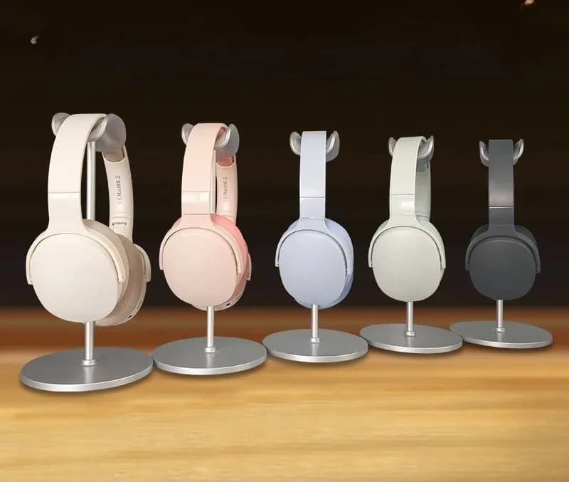 Trådlösa over-ear Bluetooth-hörlurar med FM-radio och TF-kortplats