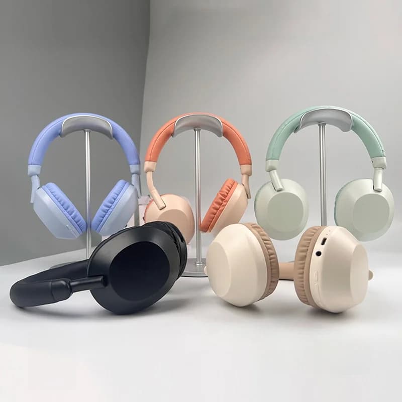 Trådlösa Bluetooth-hörlurar med djup bas och mikrofon