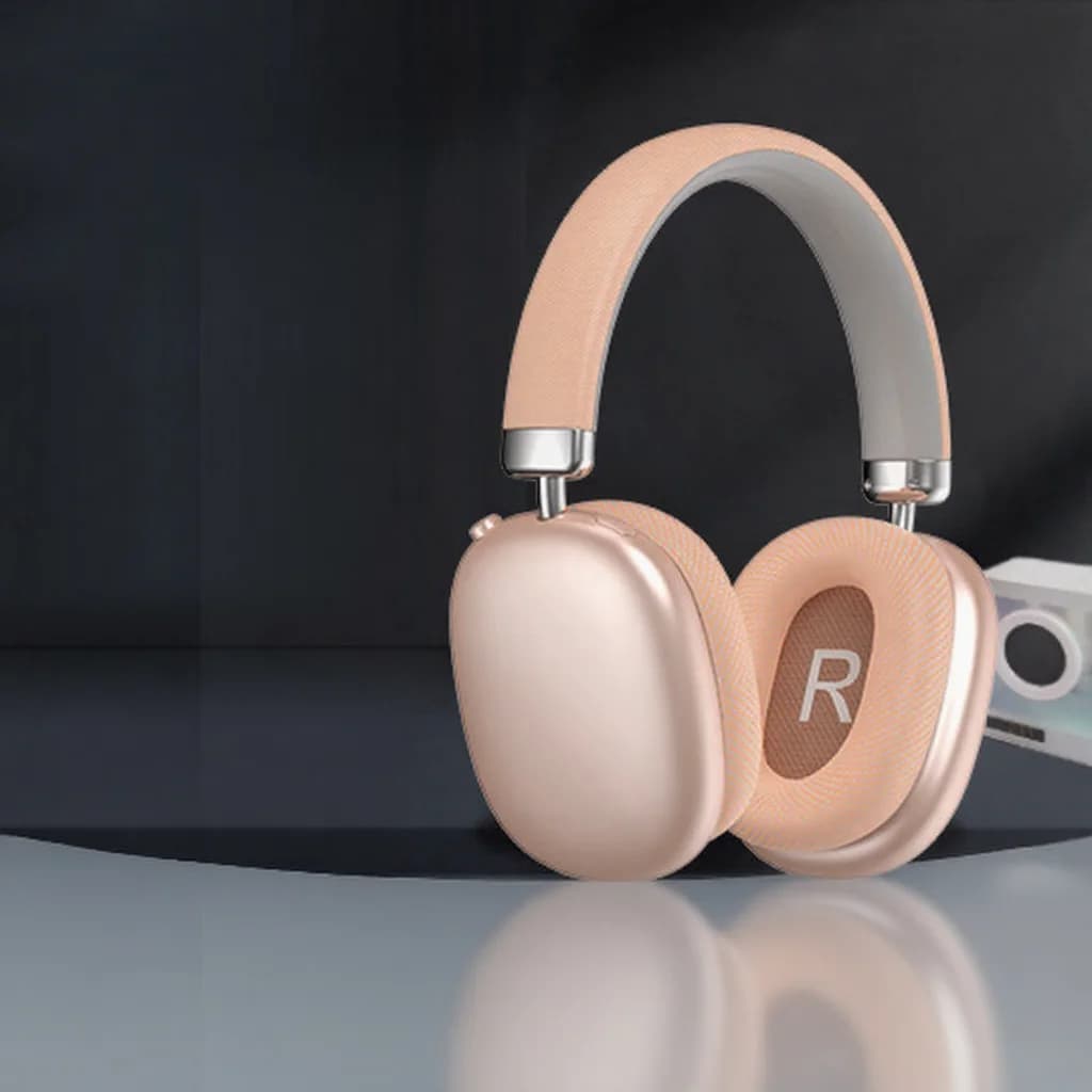 Trådlösa Bluetooth 5.4-hörlurar med lång batteritid och vikbar design