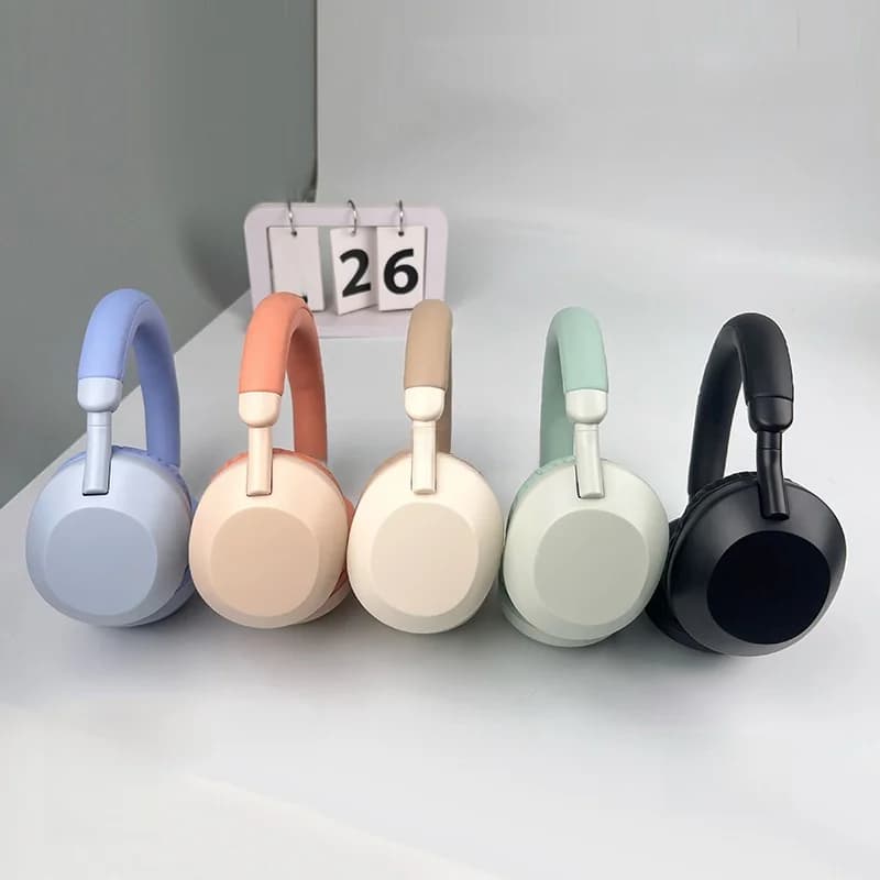 Trådlösa Bluetooth-hörlurar med djup bas och mikrofon