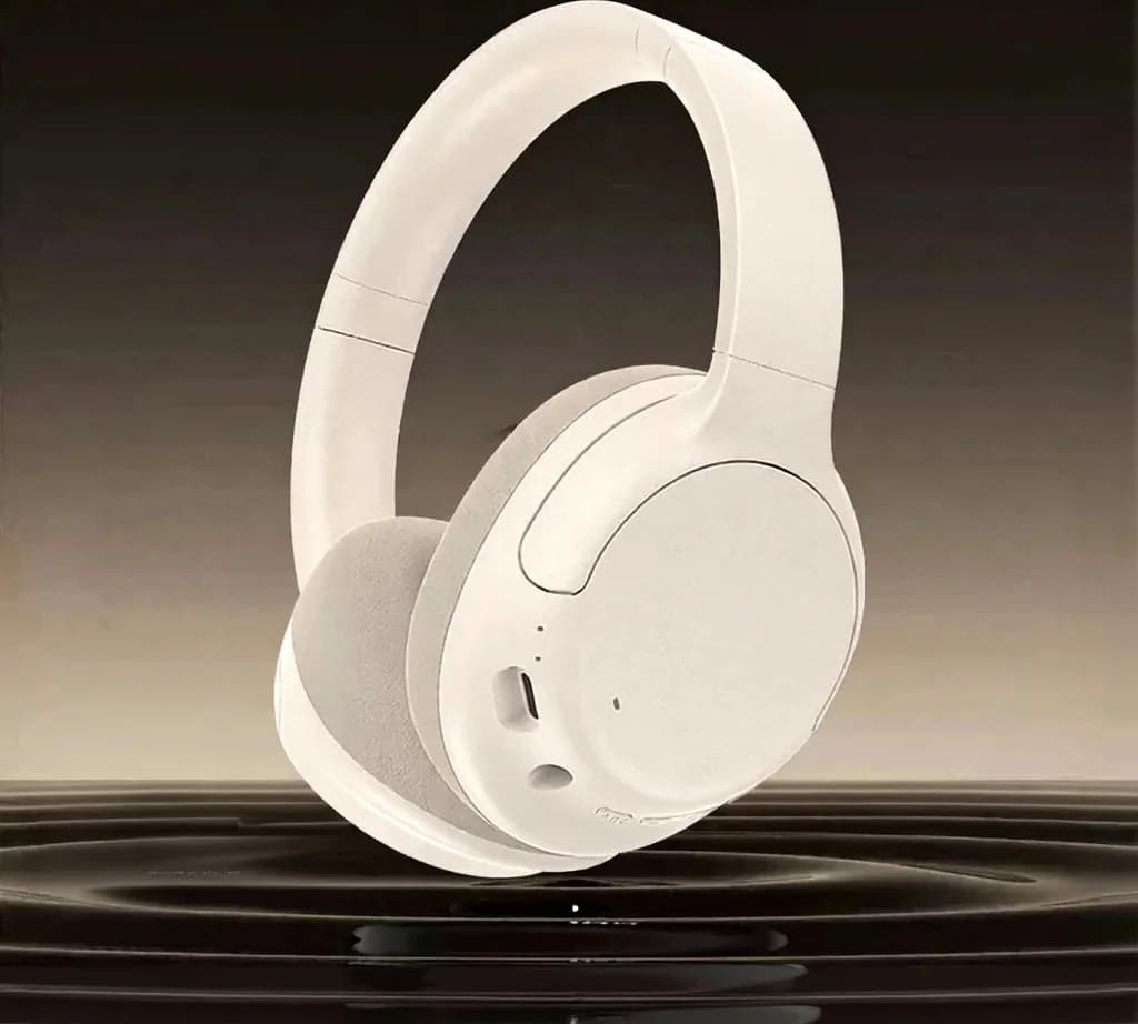 Trådlösa Bluetooth-hörlurar med aktiv brusreducering och lång batteritid