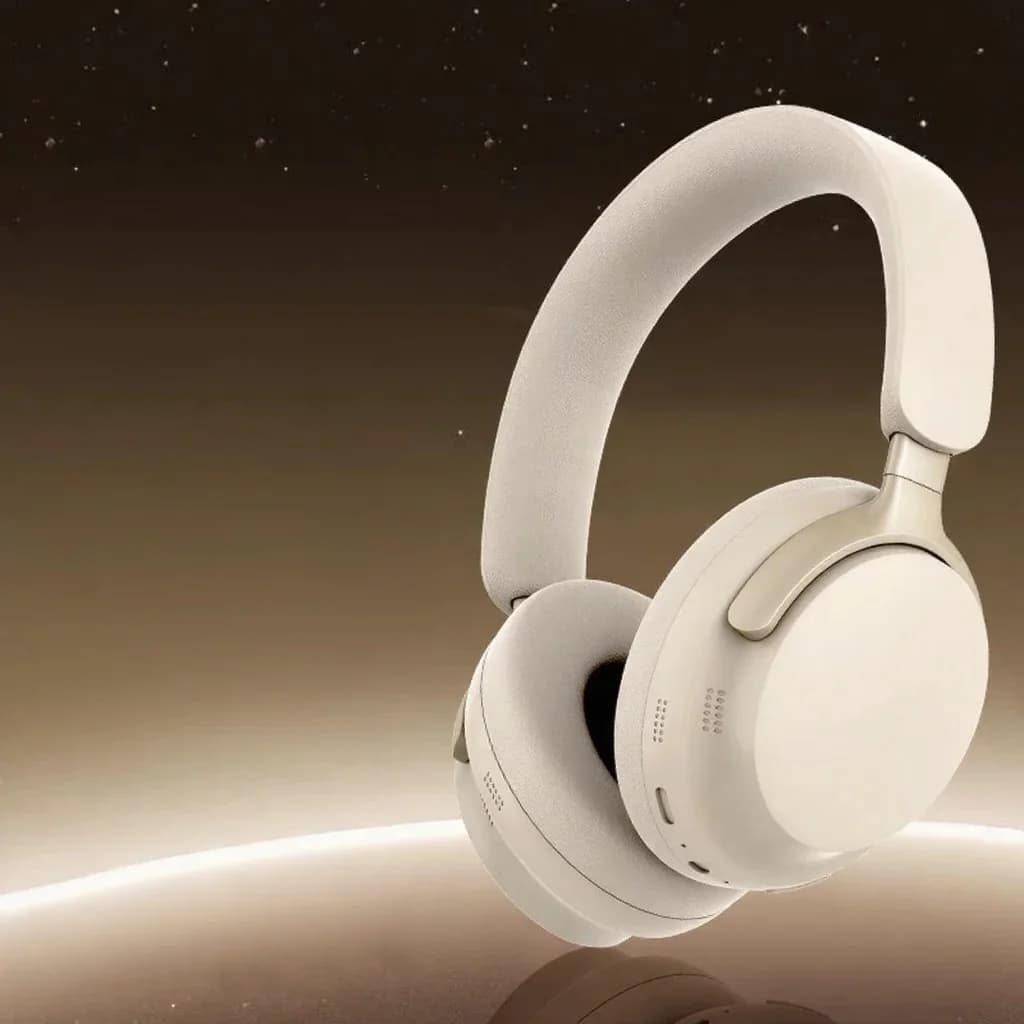 Trådlösa Bluetooth-hörlurar (över örat) med Type-C-laddning och stereoljud