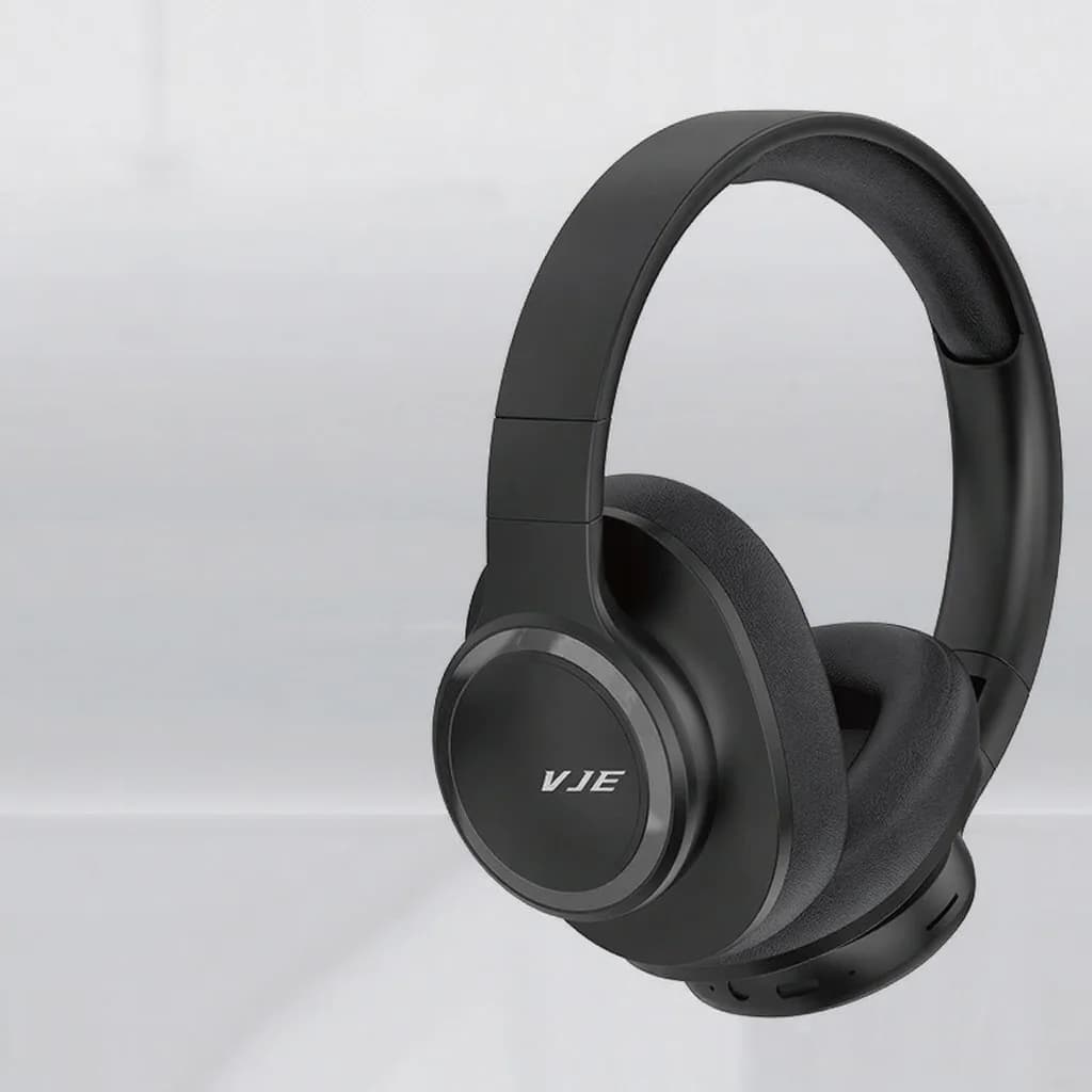 Trådlösa over-ear-hörlurar med lång batteritid och Bluetooth 5.4