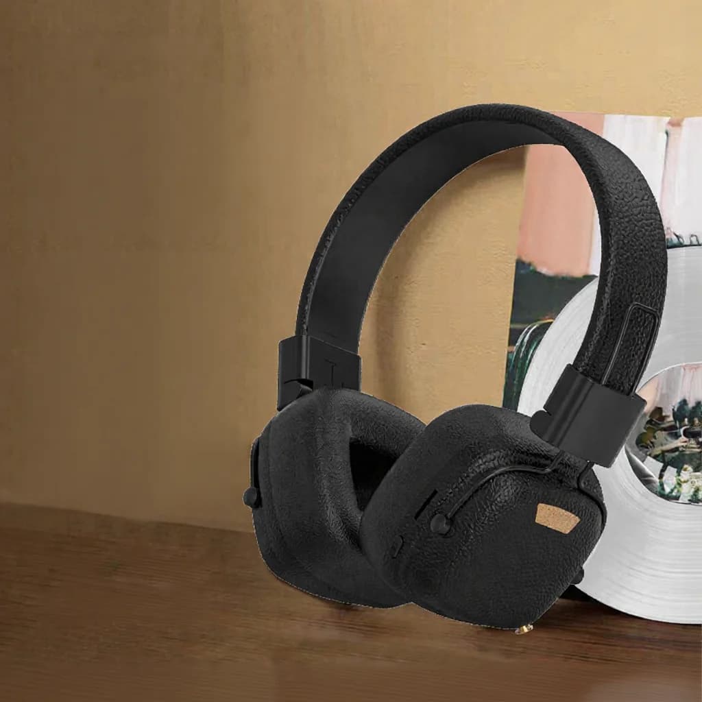 Retro öronbågar med Bluetooth, EQ-lägen och hopfällbar design