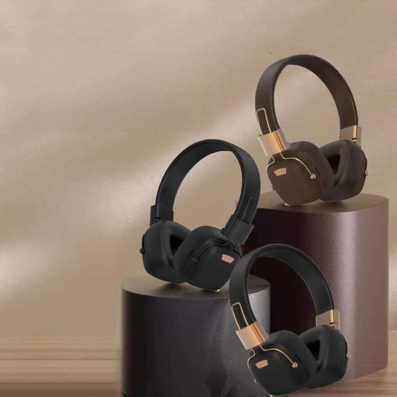 Retro öronbågar med Bluetooth, EQ-lägen och hopfällbar design