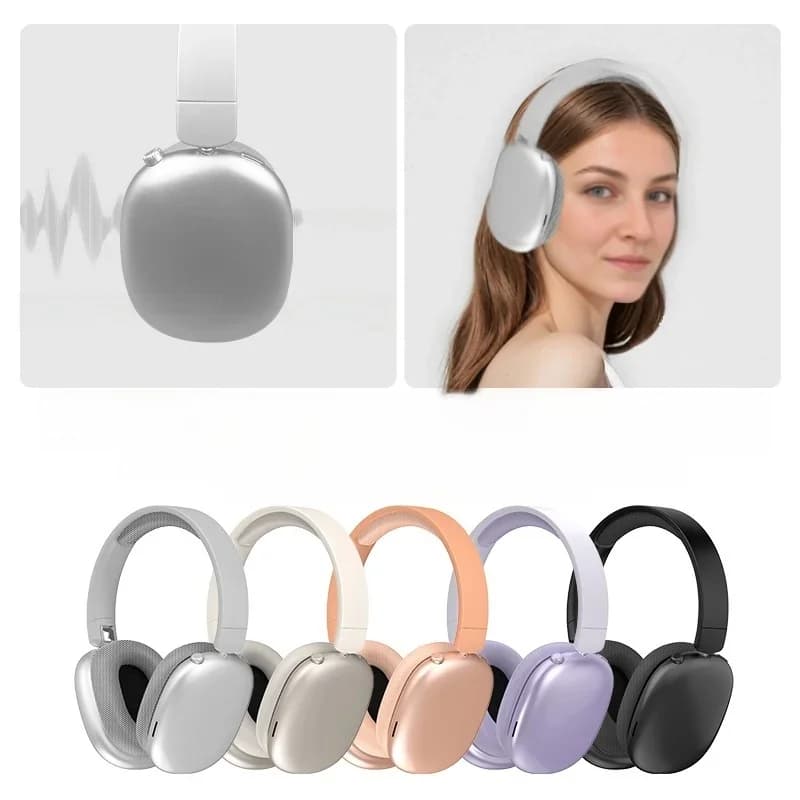Trådlösa Bluetooth-hörlurar med aktiv brusreducering och mic