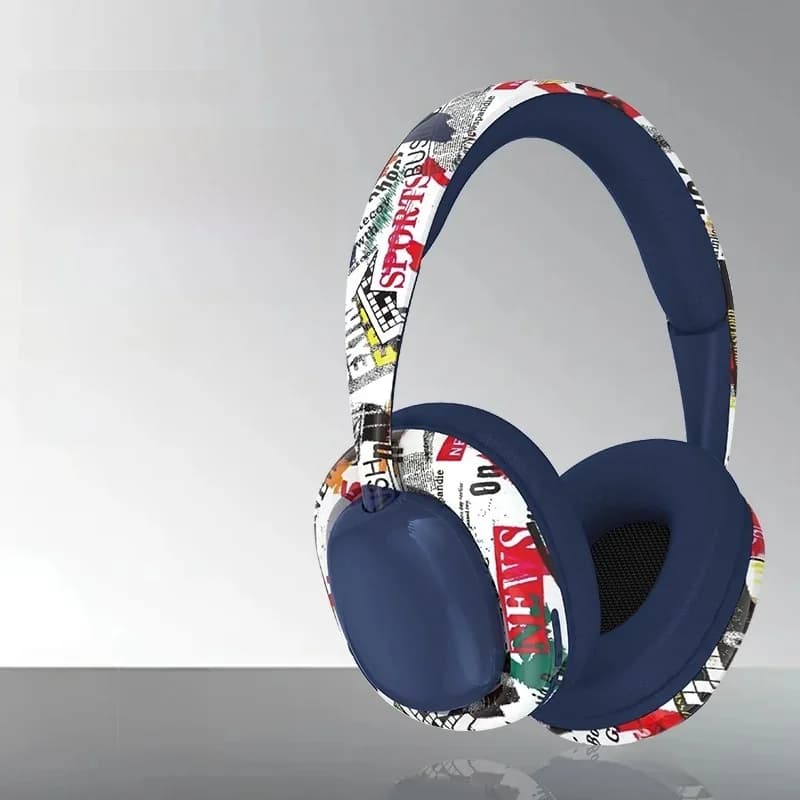Bluetooth-hörlurar med djup bas och trådlös anslutning