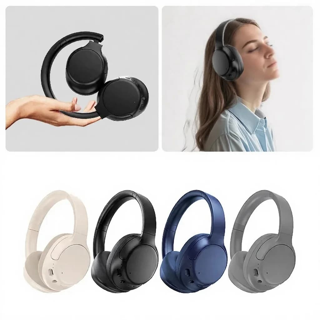 Trådlösa Bluetooth-hörlurar med aktiv brusreducering