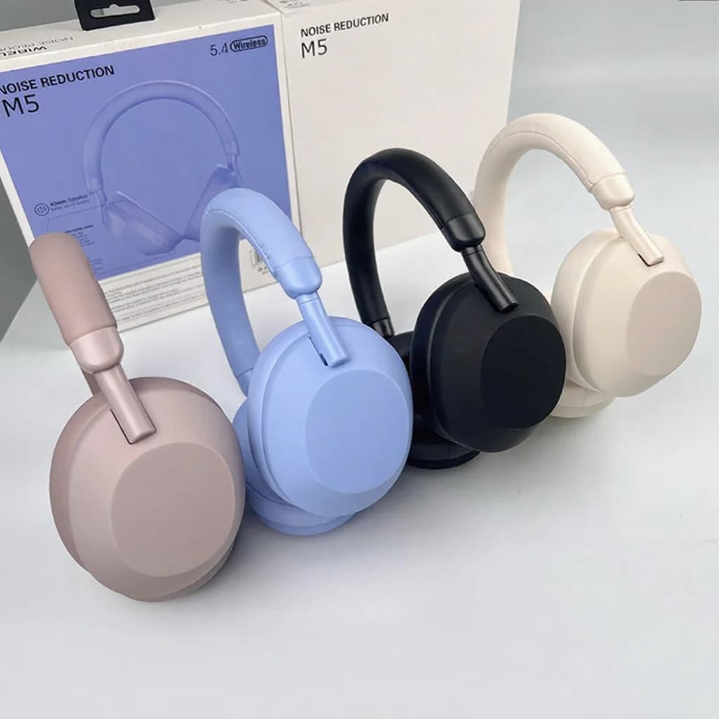 Aktiv brusreducerande trådlösa Bluetooth-hörlurar Stereo