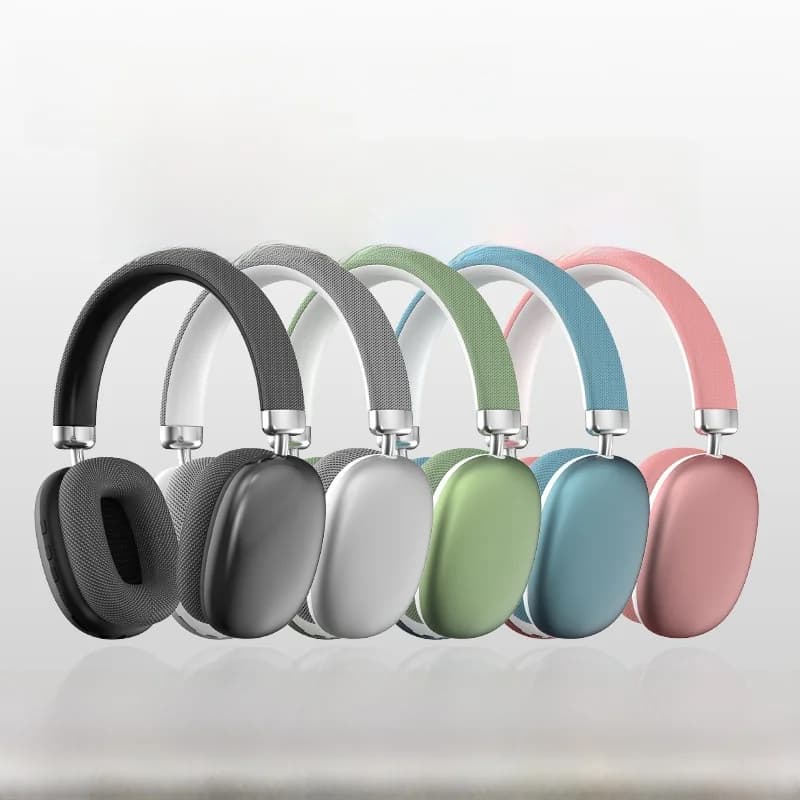 Trådlösa Bluetooth-hörlurar över örat med Type-C-laddning