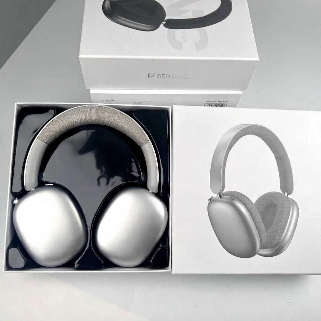 Trådlösa on-ear-hörlurar med aktiv brusreducering och lång batteritid