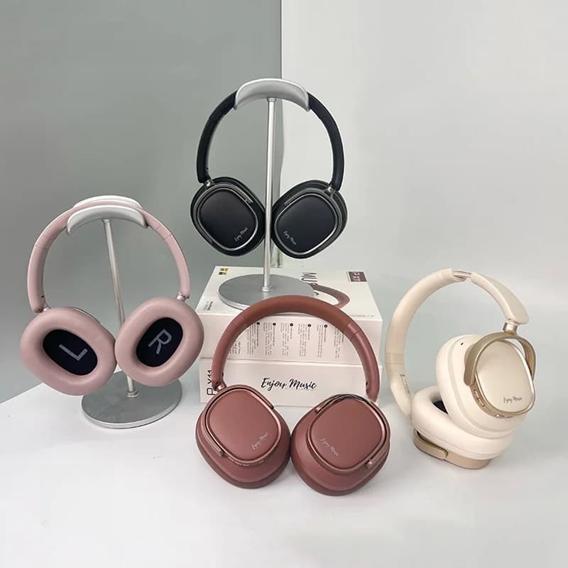 Retro Bluetooth-hörlurar med öronkåpor och aktiv brusreducering