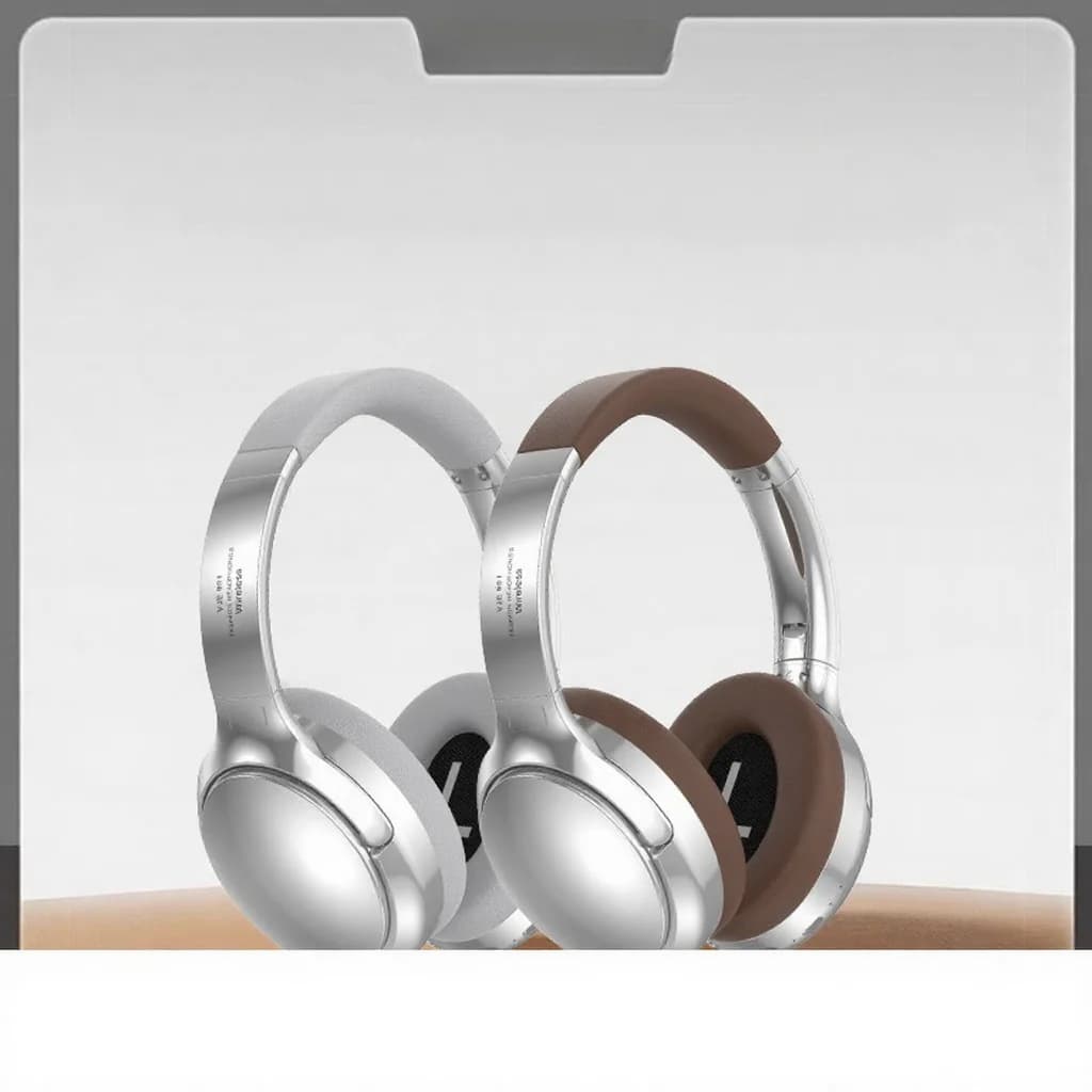 Retro Over-Ear Bluetooth-hörlurar med FM-radio och kabelläge