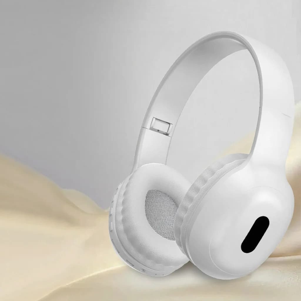 Bluetooth-hörlurar (över örat) med TF-kortplats och AUX-ingång