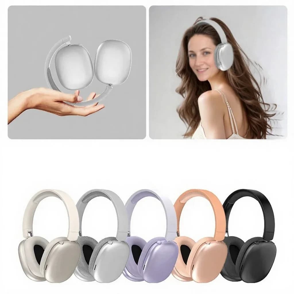 Trådlösa Bluetooth-öronkåpor med lång batteritid