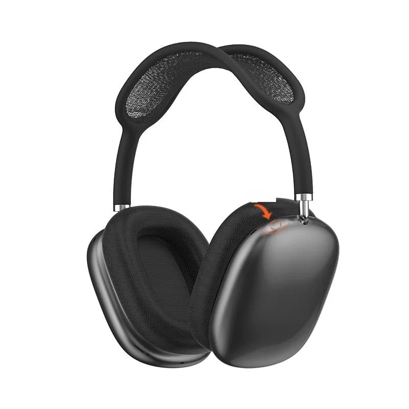 Bluetooth 5.4 on-ear-hörlurar med vridratt och FM-radio