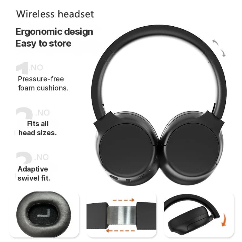 Trådlösa Bluetooth-hörlurar med aktiv brusreducering