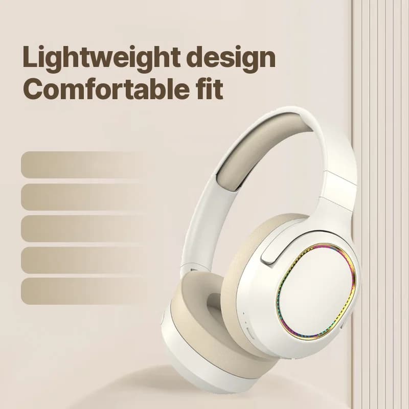 RGB Gaming-hörlurar Trådlöst Bluetooth Stereo-headset