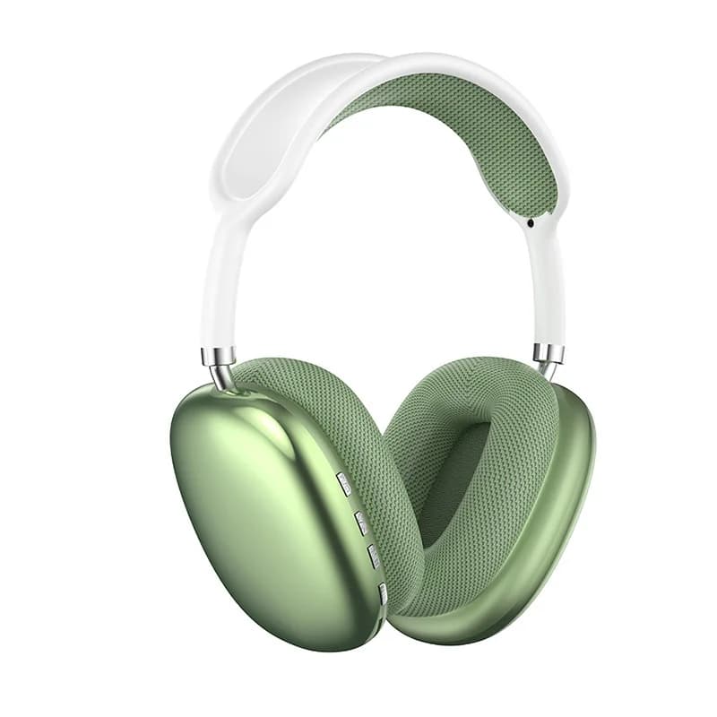 Trådlösa Bluetooth on-ear-hörlurar med FM-radio och TF-kortplats