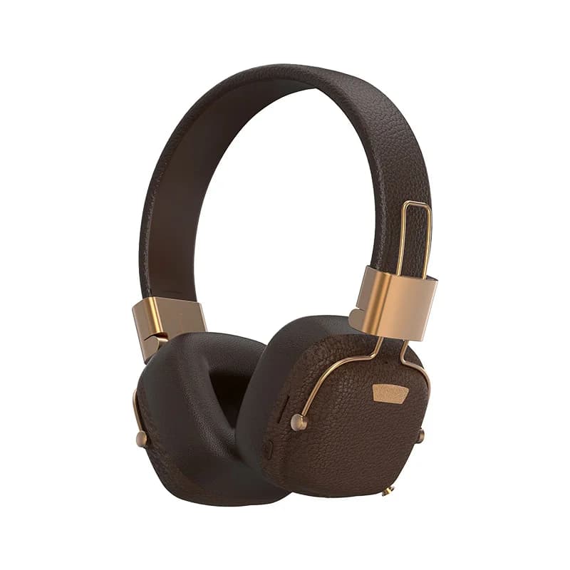 Retro öronbågar med Bluetooth, EQ-lägen och ihopfällbar design